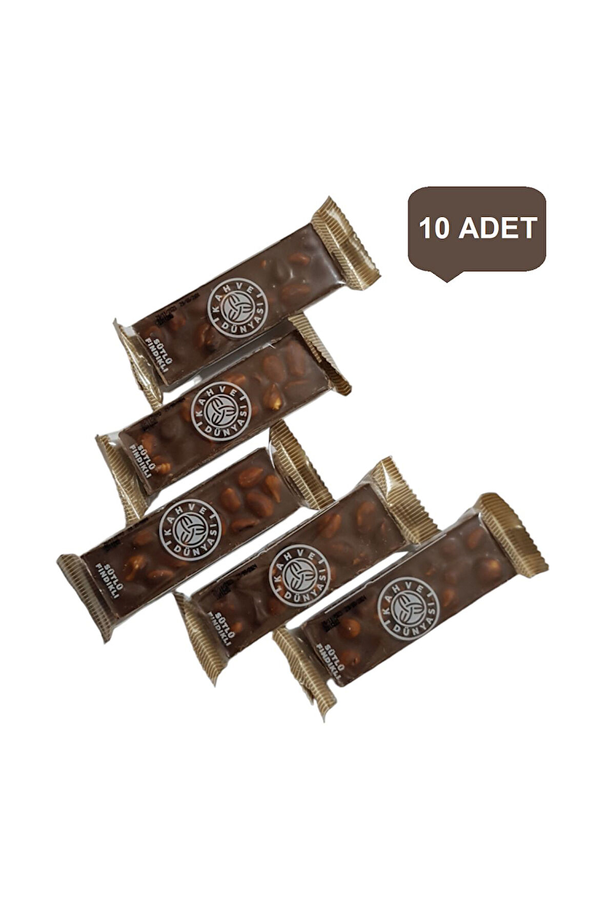 Sütlü Fındıklı Beyoğlu Tablet Çikolata 30 gr (10 ADET)
