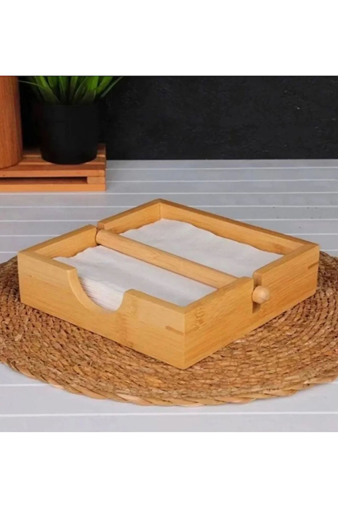 Kare bambu peçetelik pinterest tasarım peçetelik ahşap paçetelik