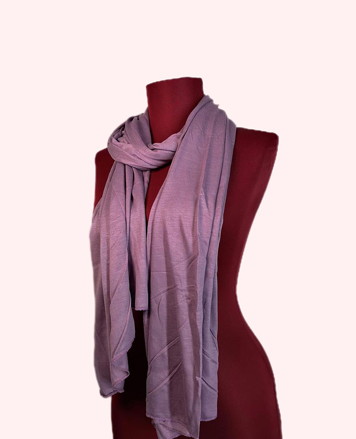 NEOWEAR 100%100 Pamuk Tesettür Penye Şal Lila