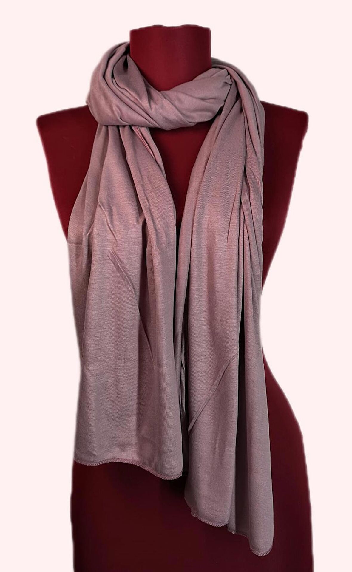 NEOWEAR 100%100 Pamuk Tesettür Penye Şal Pembe