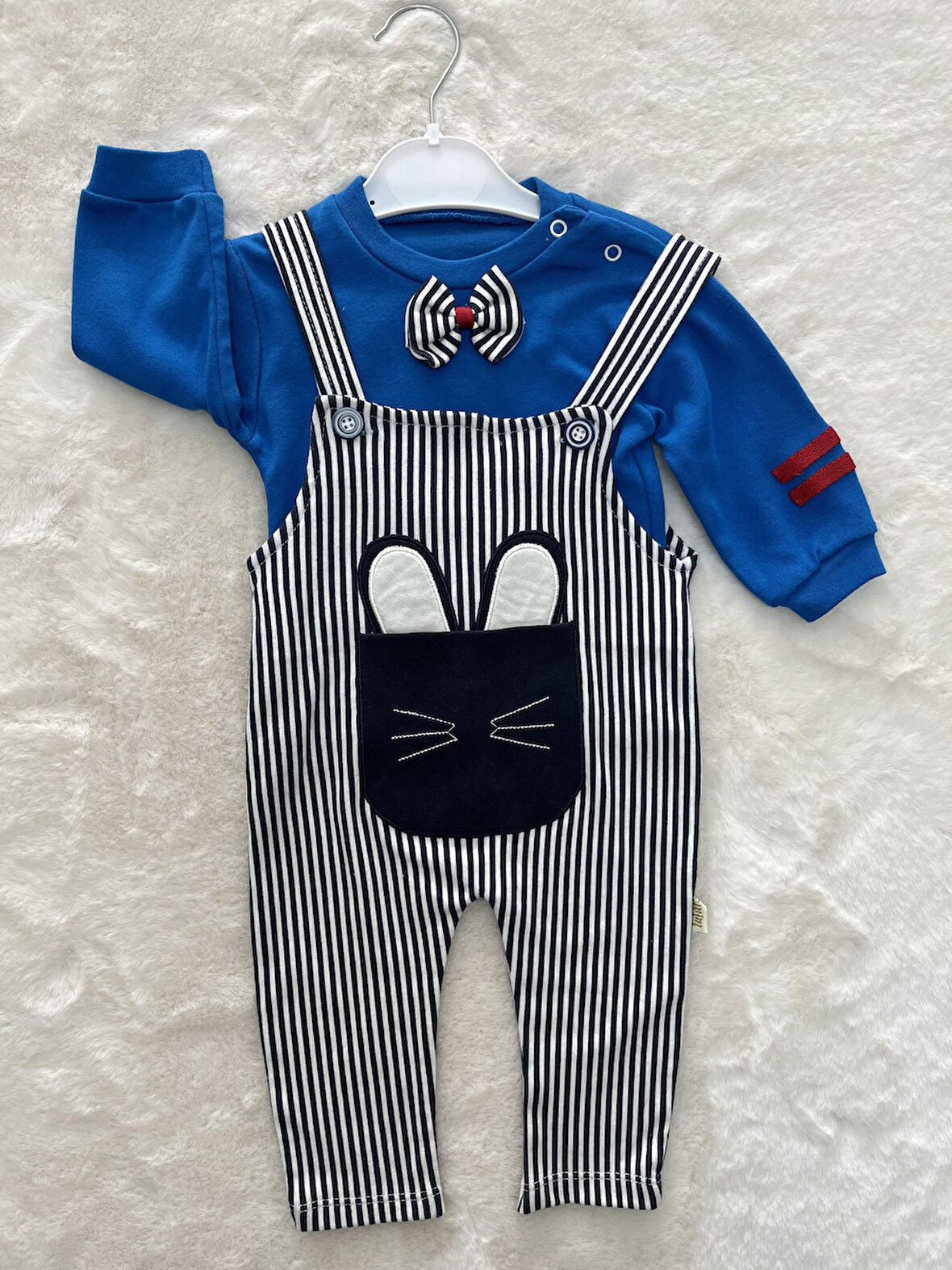 Cepte Tavşan Kulağı Salopet Tulum