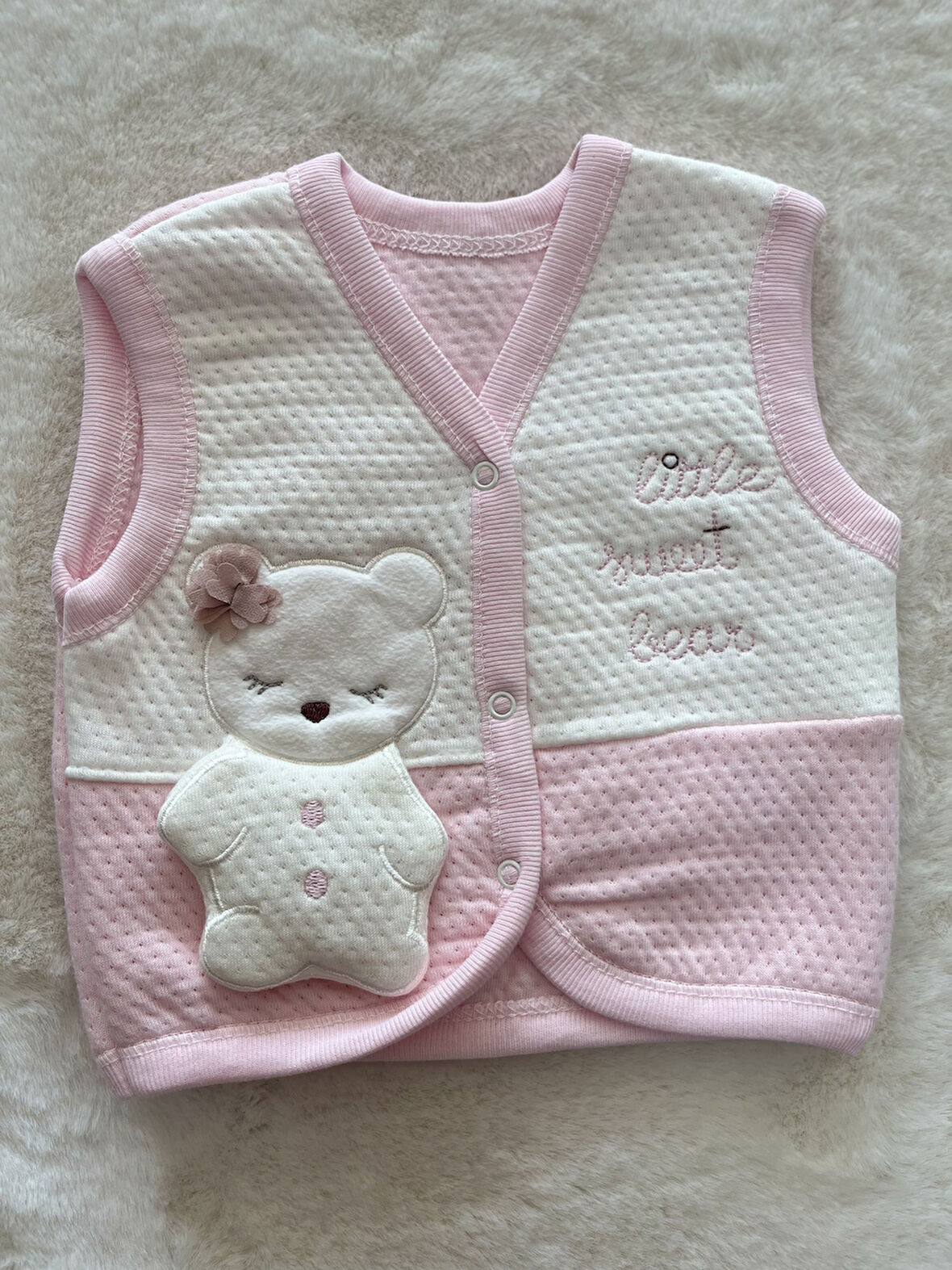 Little Sweet Bear Kapitone Yelek