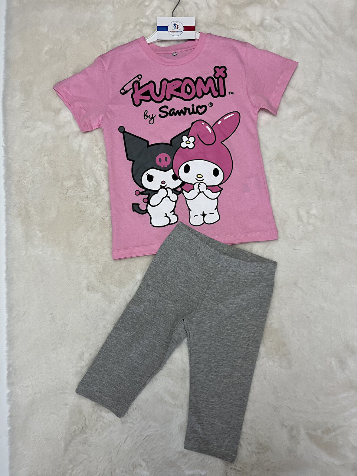 Kuromi Uzun Taytlı Kısakollu Takım