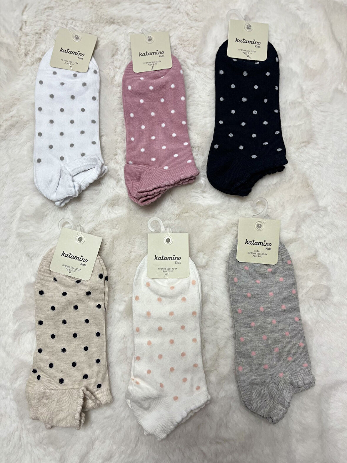 6 Lı kız Çocuk Çorabı