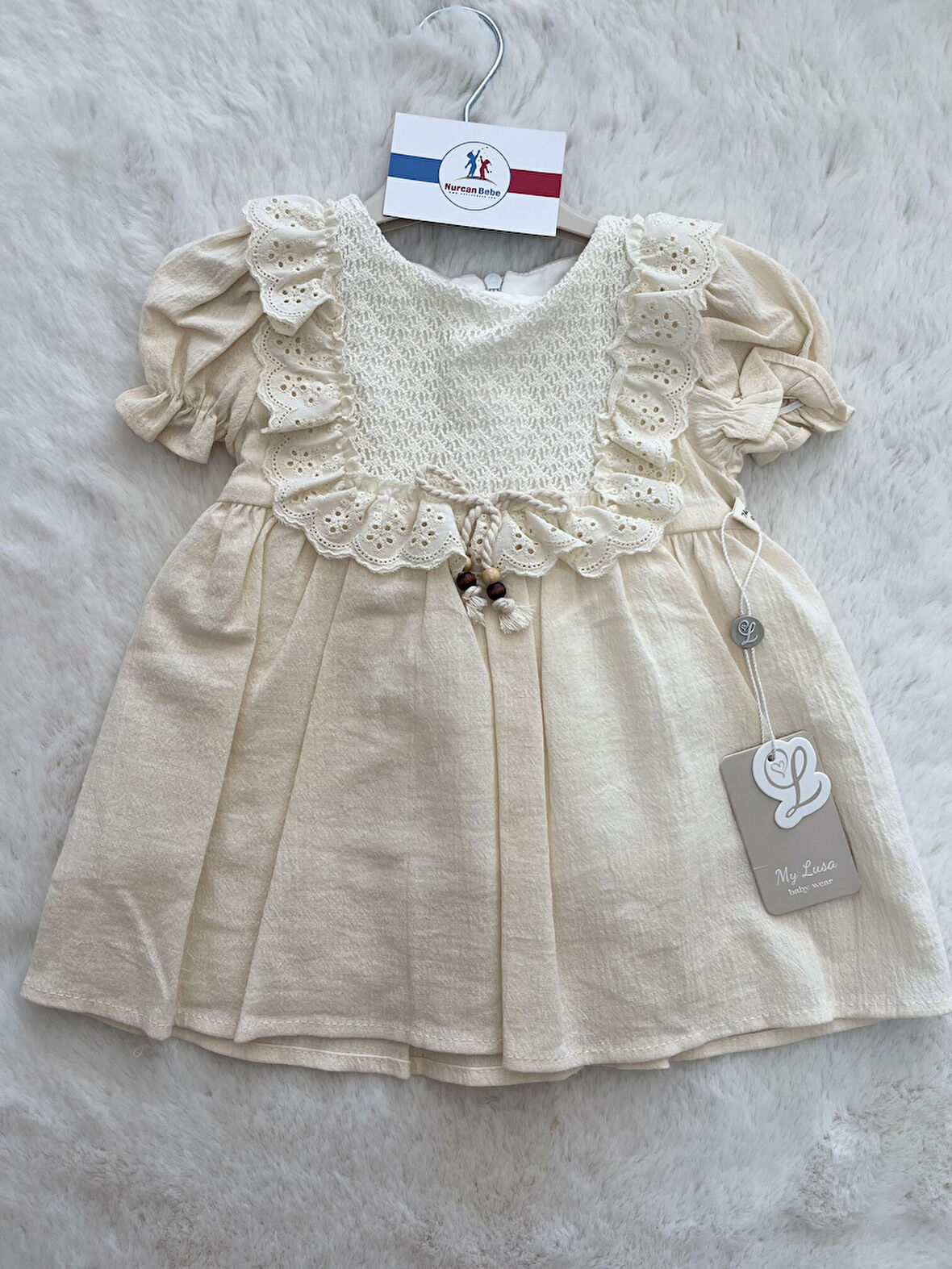 Fistolu Keten Elbise