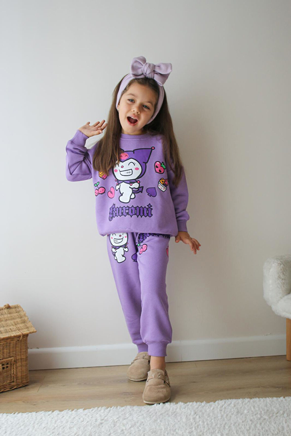 Kuromi 2 İplik Kız İkili Takım