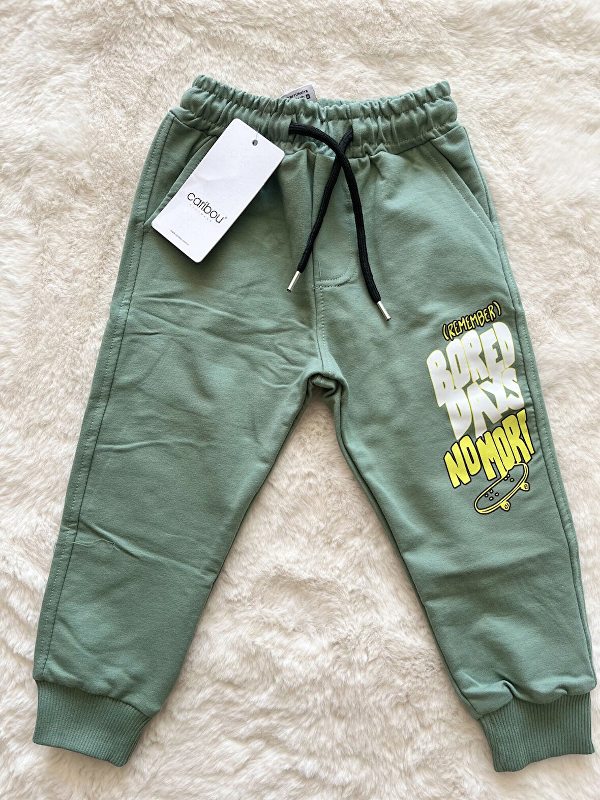 Kaykay Sembollü Penye Tek Eşofman  Alt