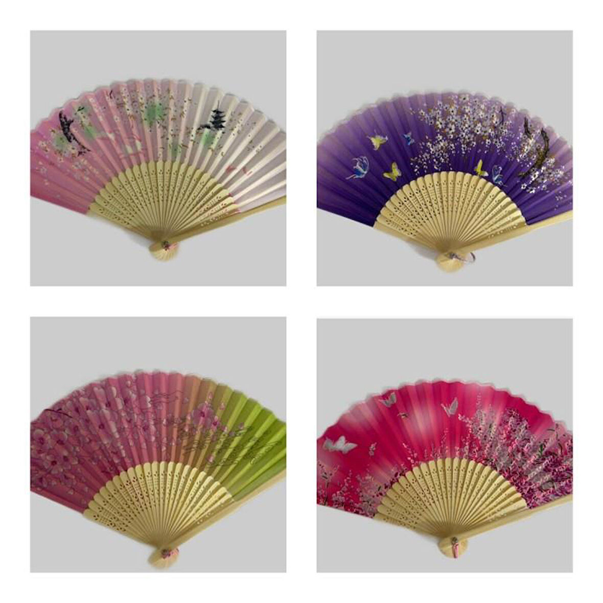 Ahşap Yelpaze 12 Adet