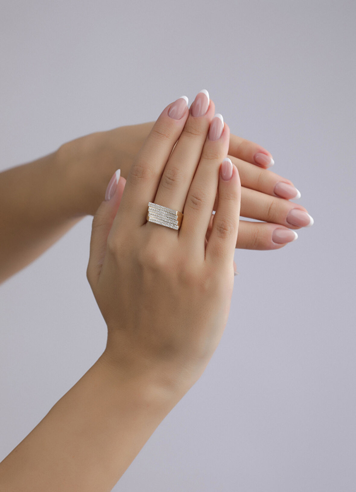 Nar-in Altın Mücevherat Tasarım Altın Yüzük 036