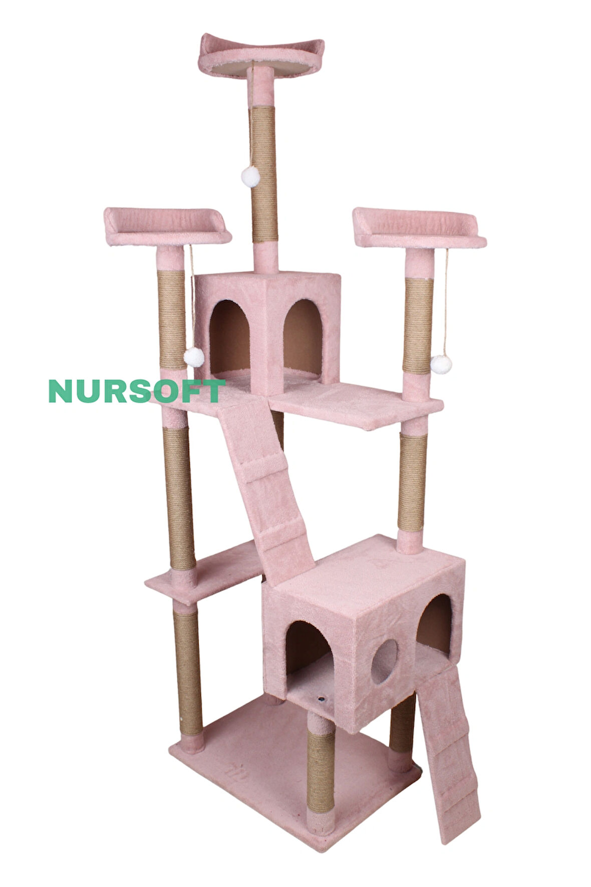 Nursoft Cat City Kedi Evi Kedi Tırmalama Ve Kedi Oyun Evi
