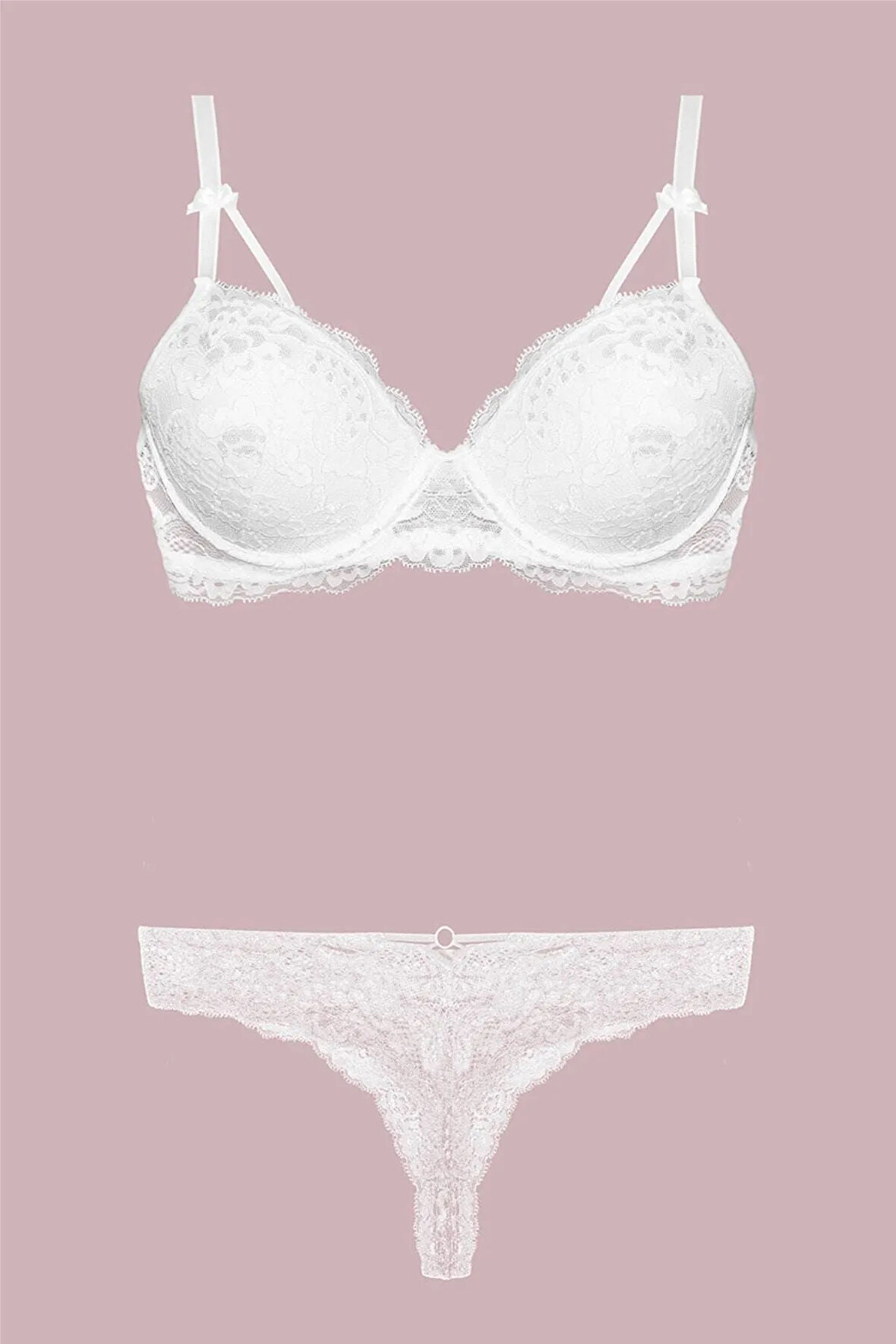 Destekli Ipli Sütyen Takım