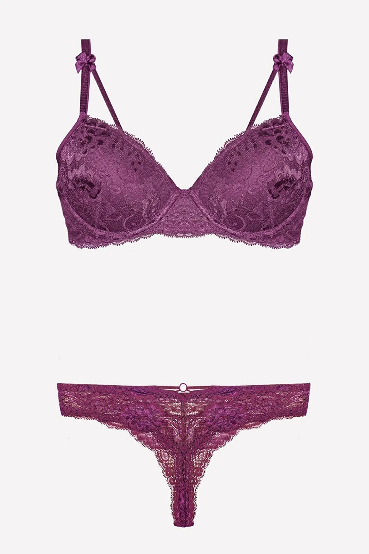 Destekli Ipli Sütyen Takım