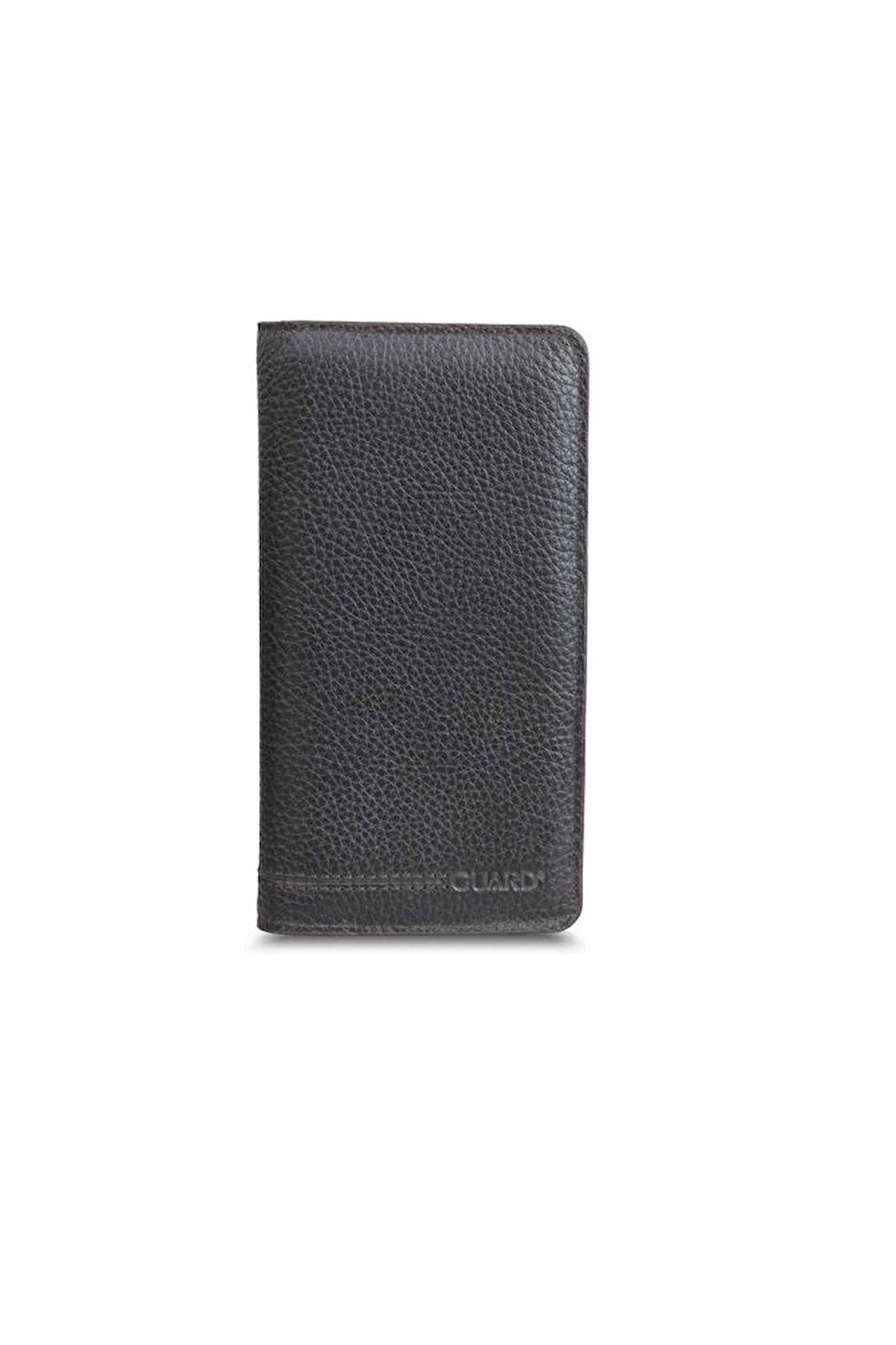 Guard Telefon Girişli Kahverengi Deri Unisex Cüzdan