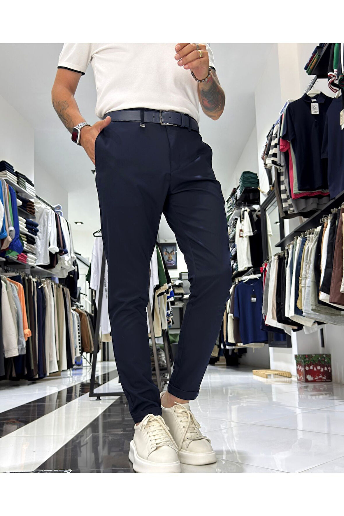 Kırışmaz Slim Fit Erkek Pantolon