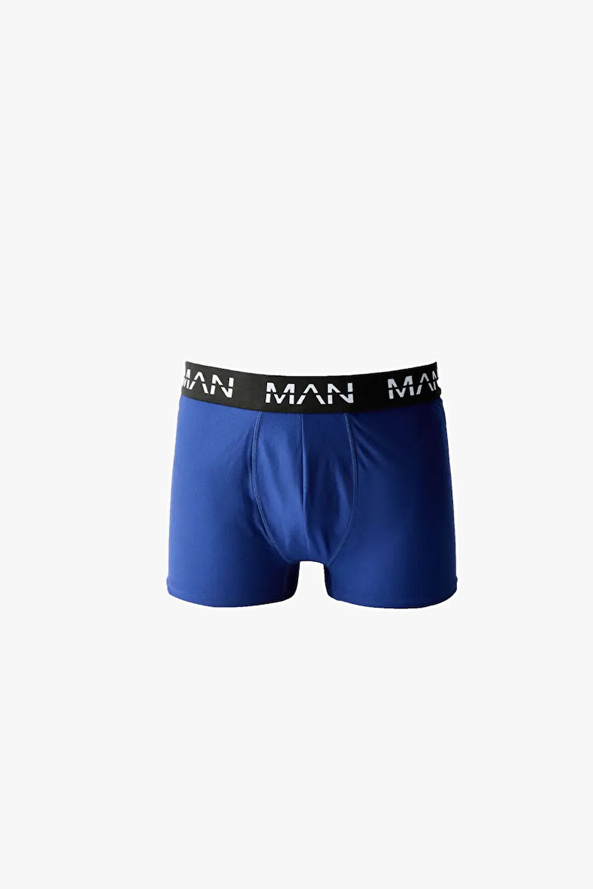 Man Of Man Erkek Mavi Boxer Pamuklu Esnek Rahat Boxer, Spor Boxer