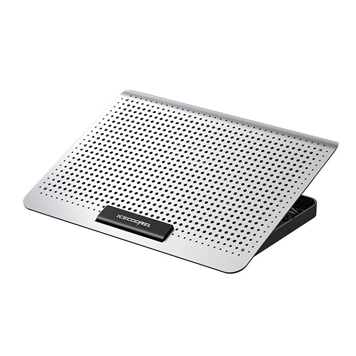 Notebook Soğutucu Hız Ayarlı Fanlı IceCoorel Alüminyum  Ergonomik Stand Sessiz Güçlü Soğutma