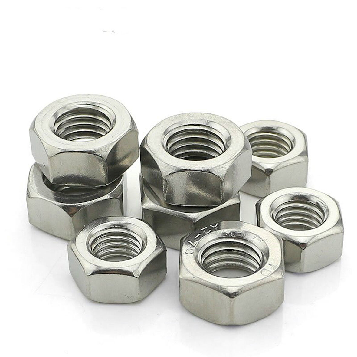 Netpen DIN 934 Galvanizli M10 Çelik Somun 40 Adet