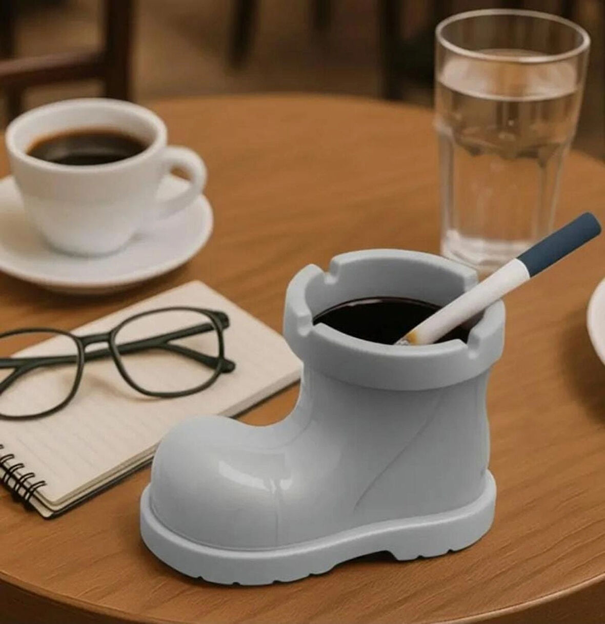 Bot Tasarımlı Kokusuz Küllük