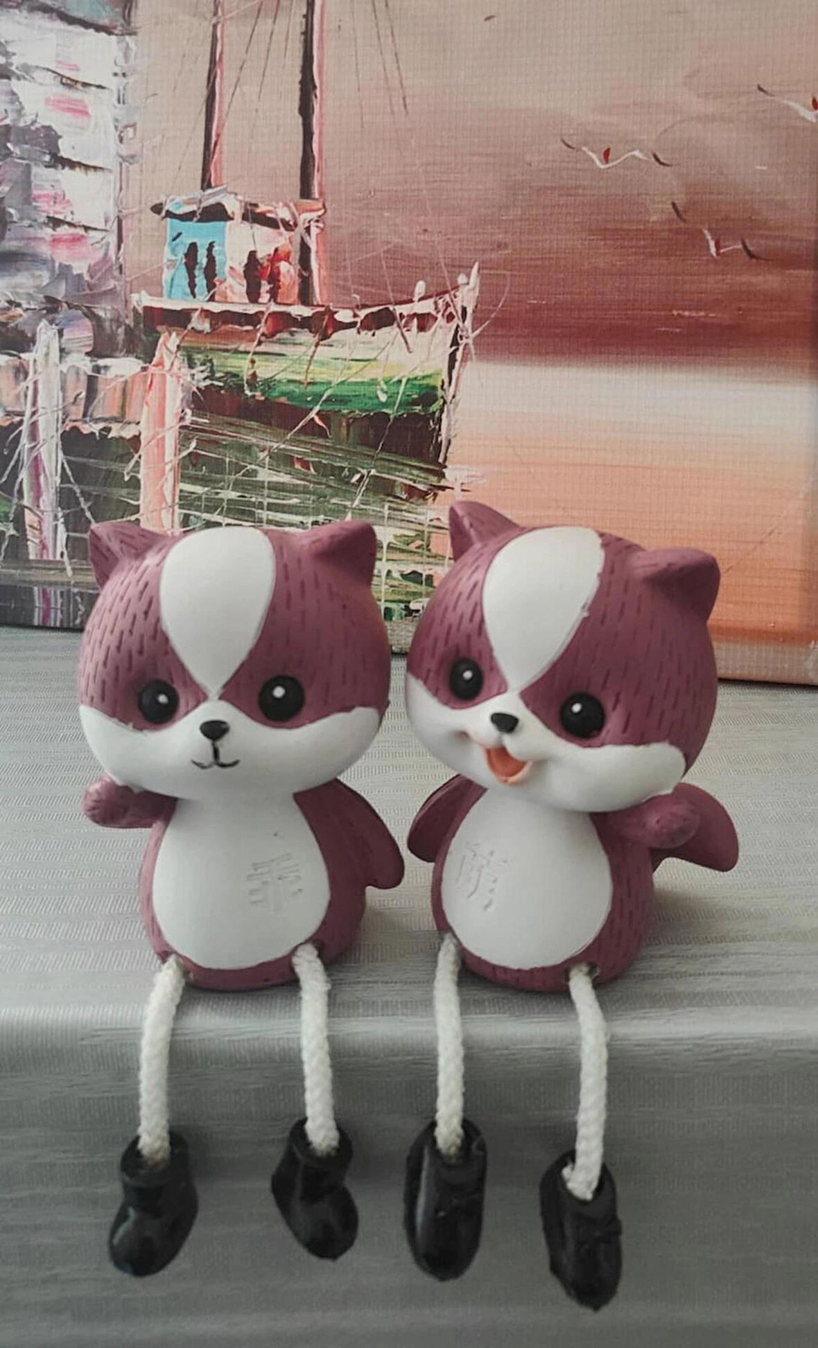 DEKORATİF OTURAN SİNCAP BİBLO GÜLKURUSU