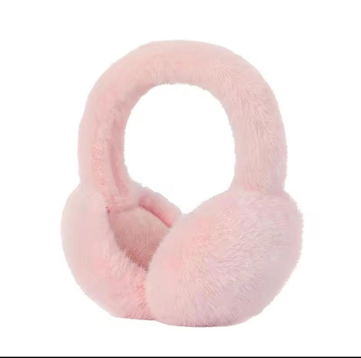 Soğuktan Koruyucu Soft Peluş Kışlık Kulaklık PEMBE