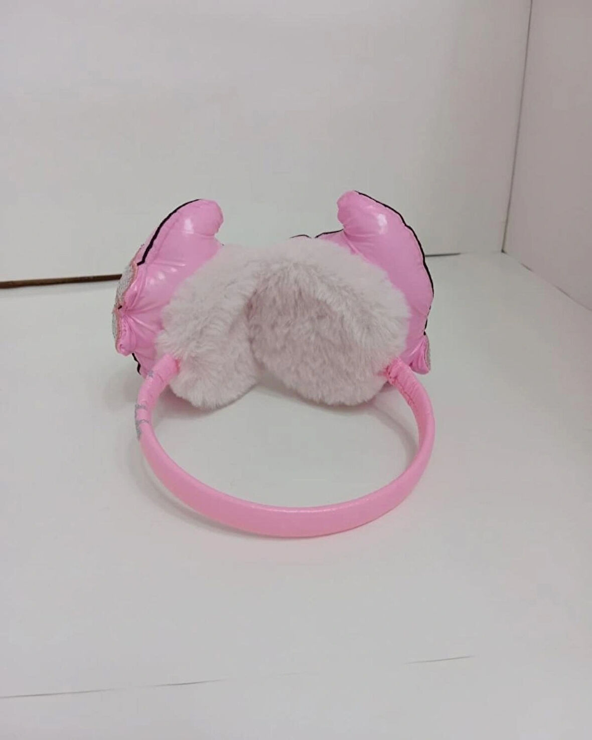 Çocuk pelüş Kış Kulaklığı kuromi figürlü PEMBE