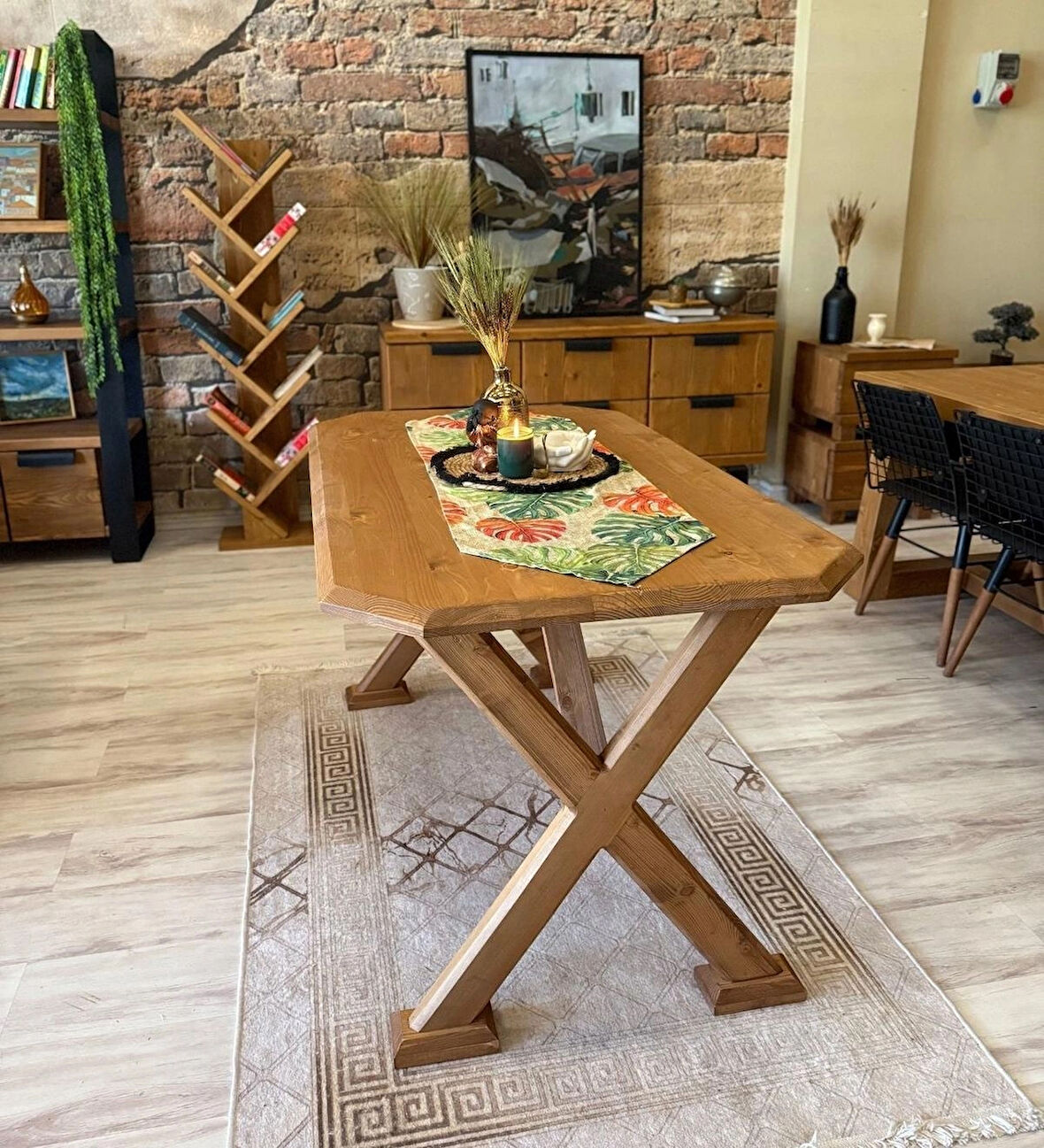 Ntconcept Arden Doğal Ahşap Yemek Masası