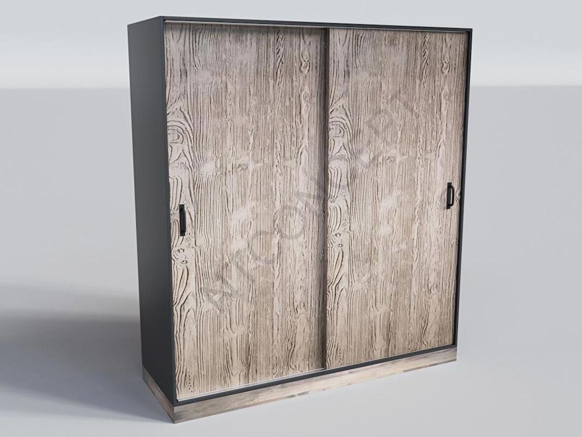 Ntconcept Arron Masif Ahşap Gardrop