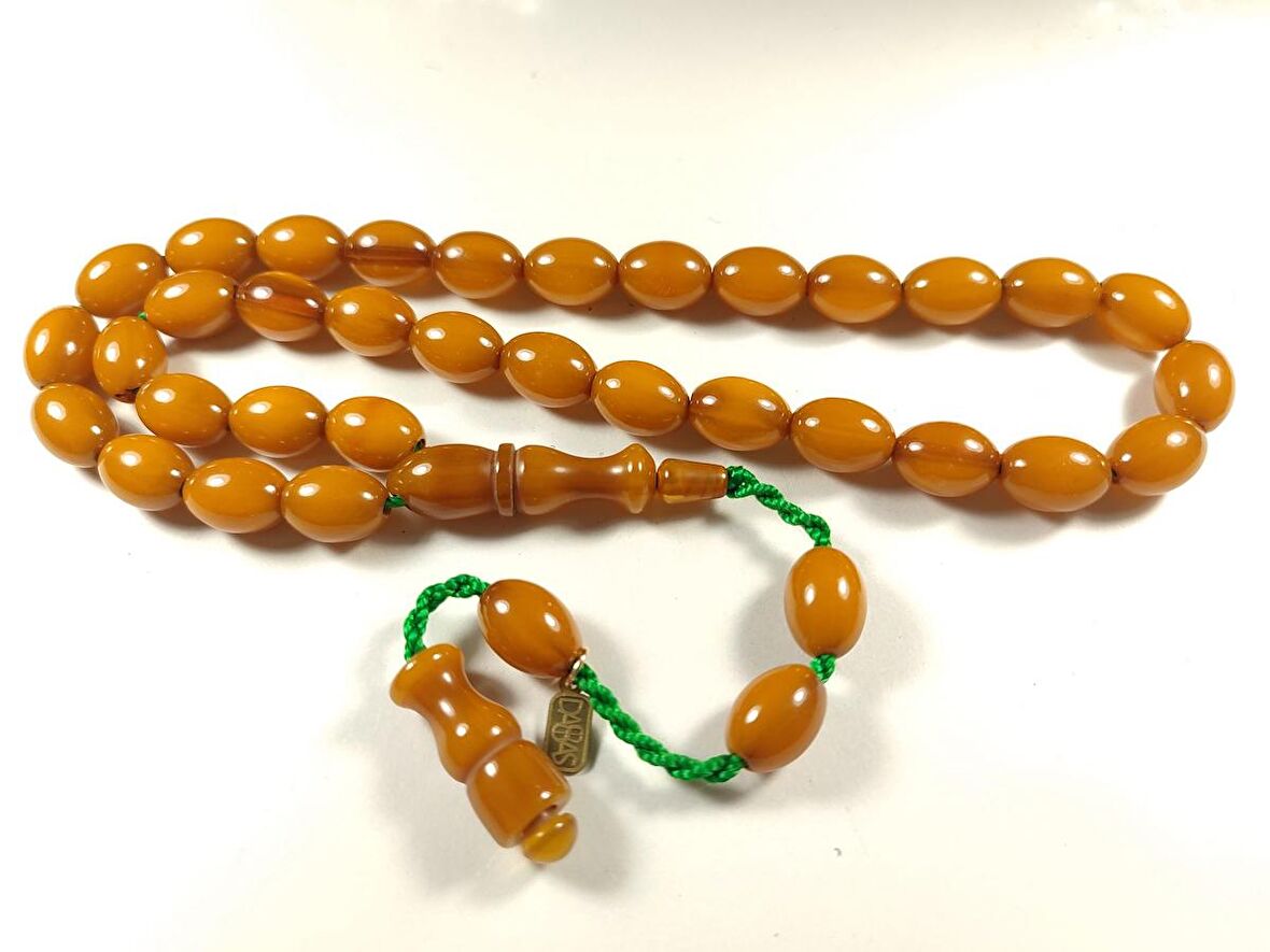 Muhammed Dabbas Usta Eseri İmzalı Osmanlı Torunu Sıkma Kehribar Sertifikalı 4908