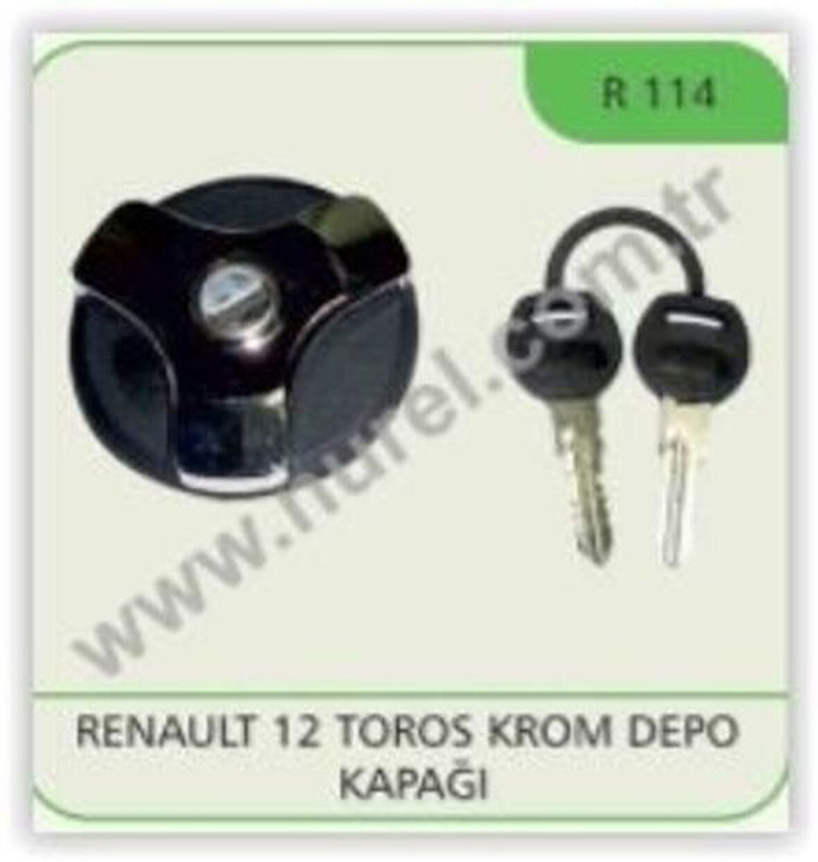 Nurel R114 Yakıt Depo Kapağı Kilitli Renault 12 TS Krom 542476557