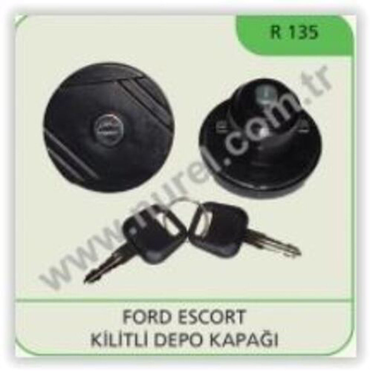 Nurel R135 Ford Escort Kilitli Depo Kapağı 