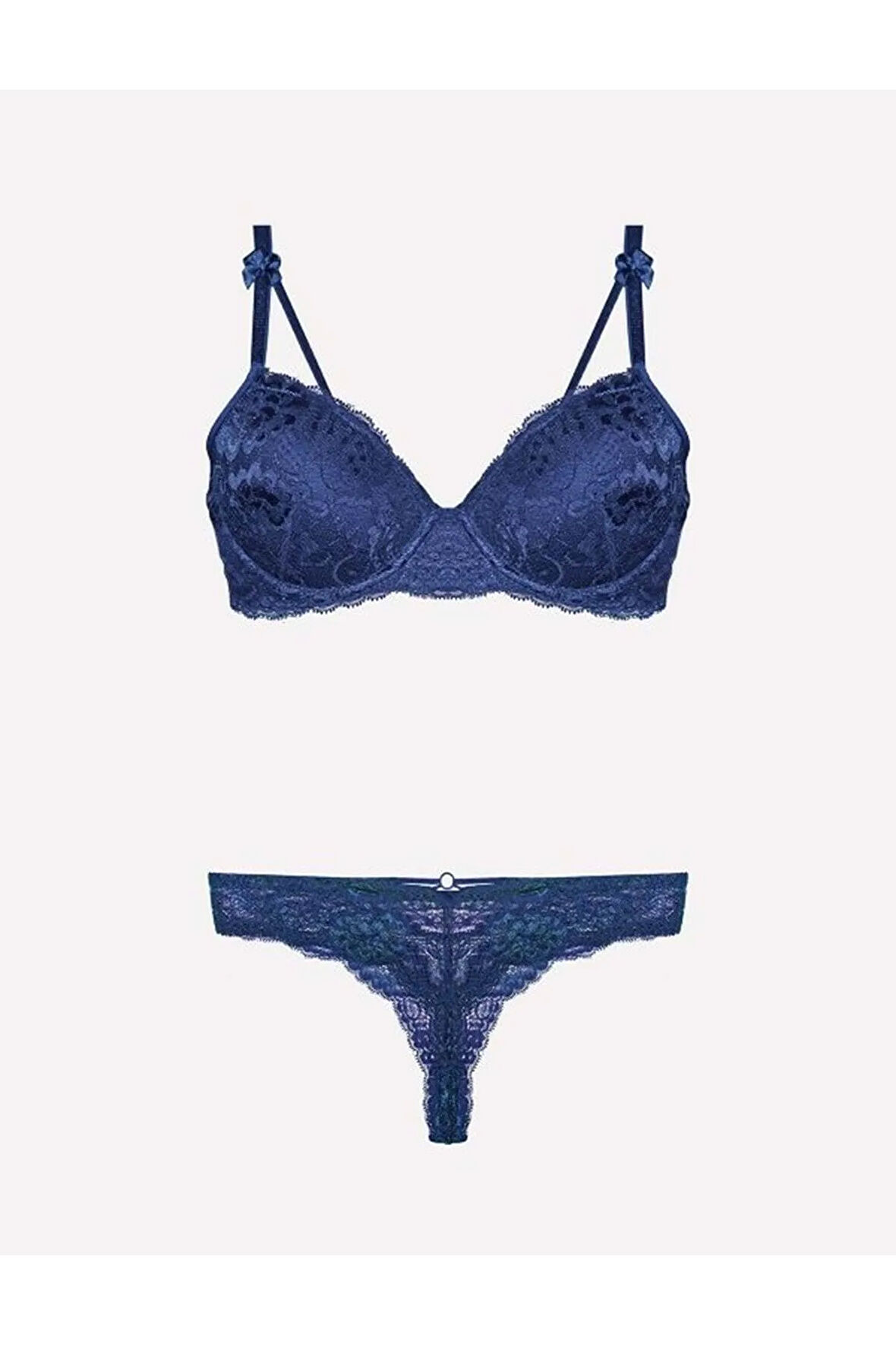 4430 – Destekli Sütyen Takım - Bordo - 80