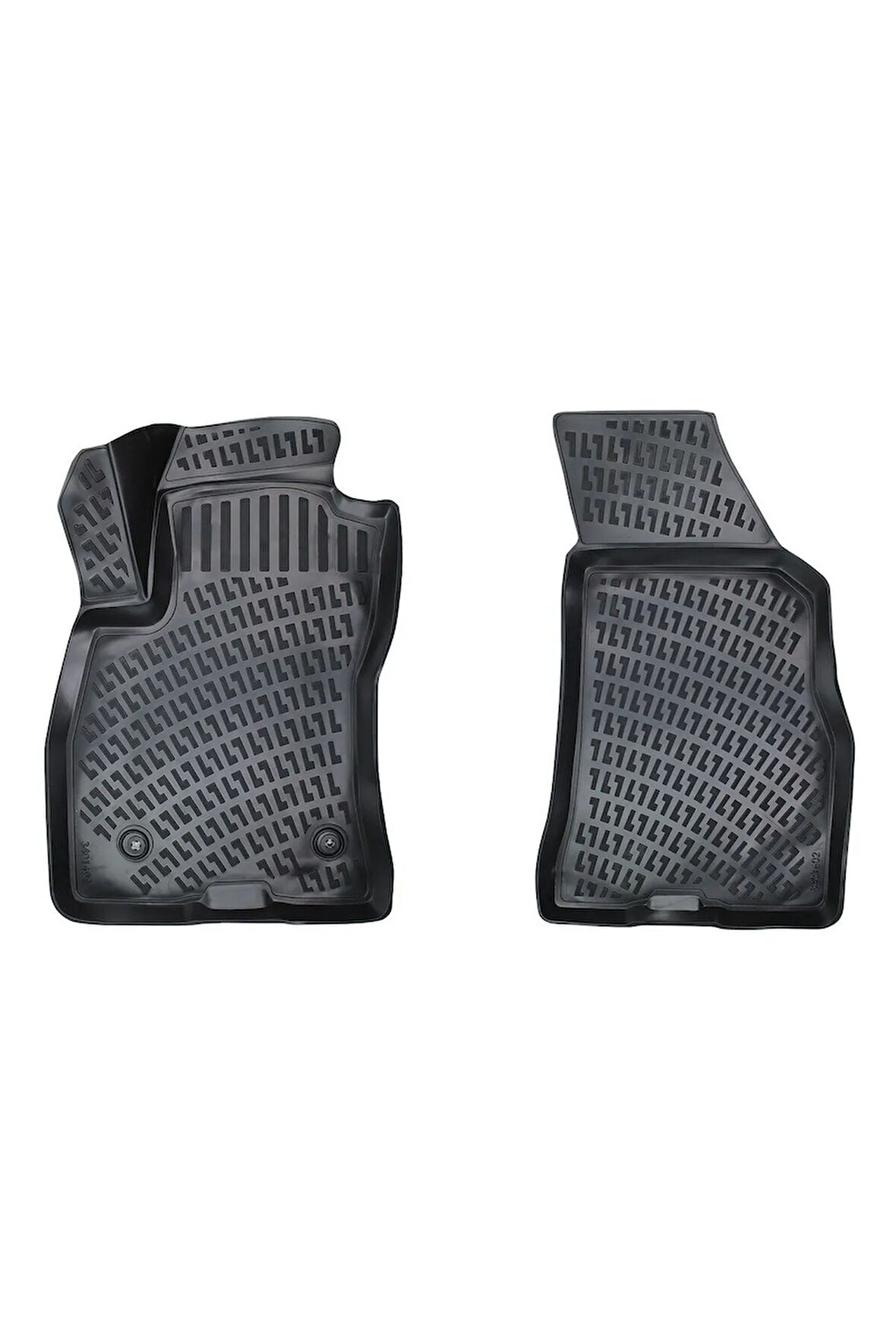 Fiat Doblo PANELVAN (2 Parça) 2015 yeni kasa Araca Özel Tasarım 3D Havuzlu Paspas