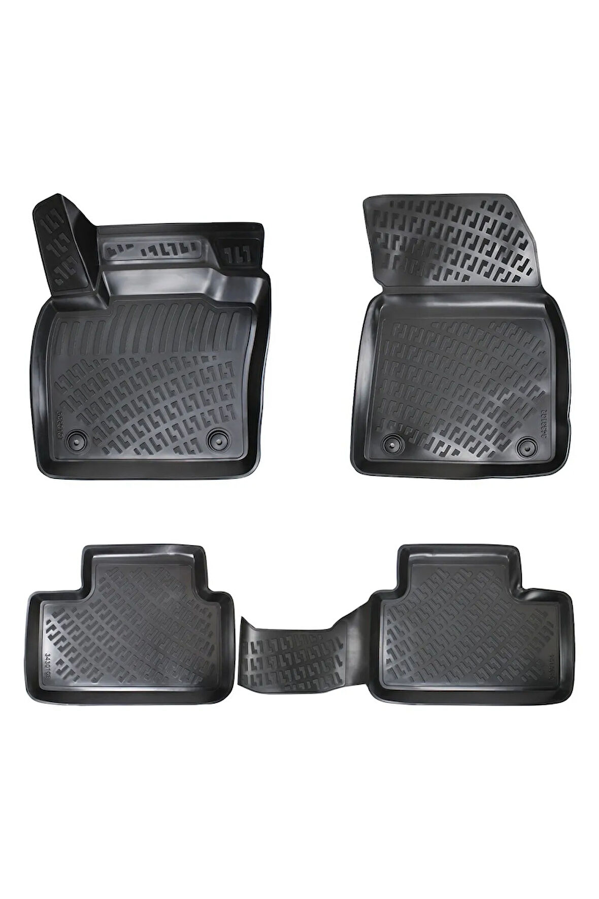 Volvo XC-40 Recharge ( Elektrikli ) 2023 Araca Özel Tasarım 3D Havuzlu Paspas