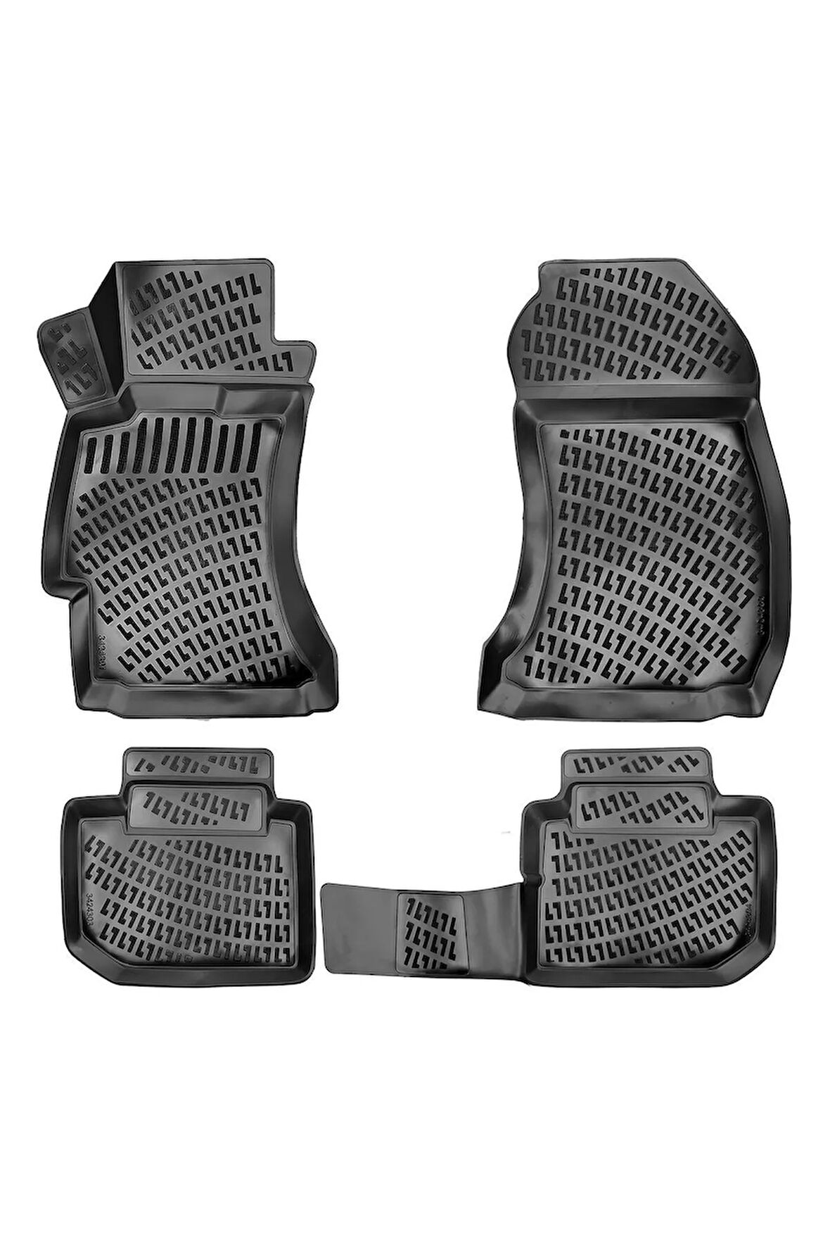 Subaru XV 2012 Araca Özel Tasarım 3D Havuzlu Paspas