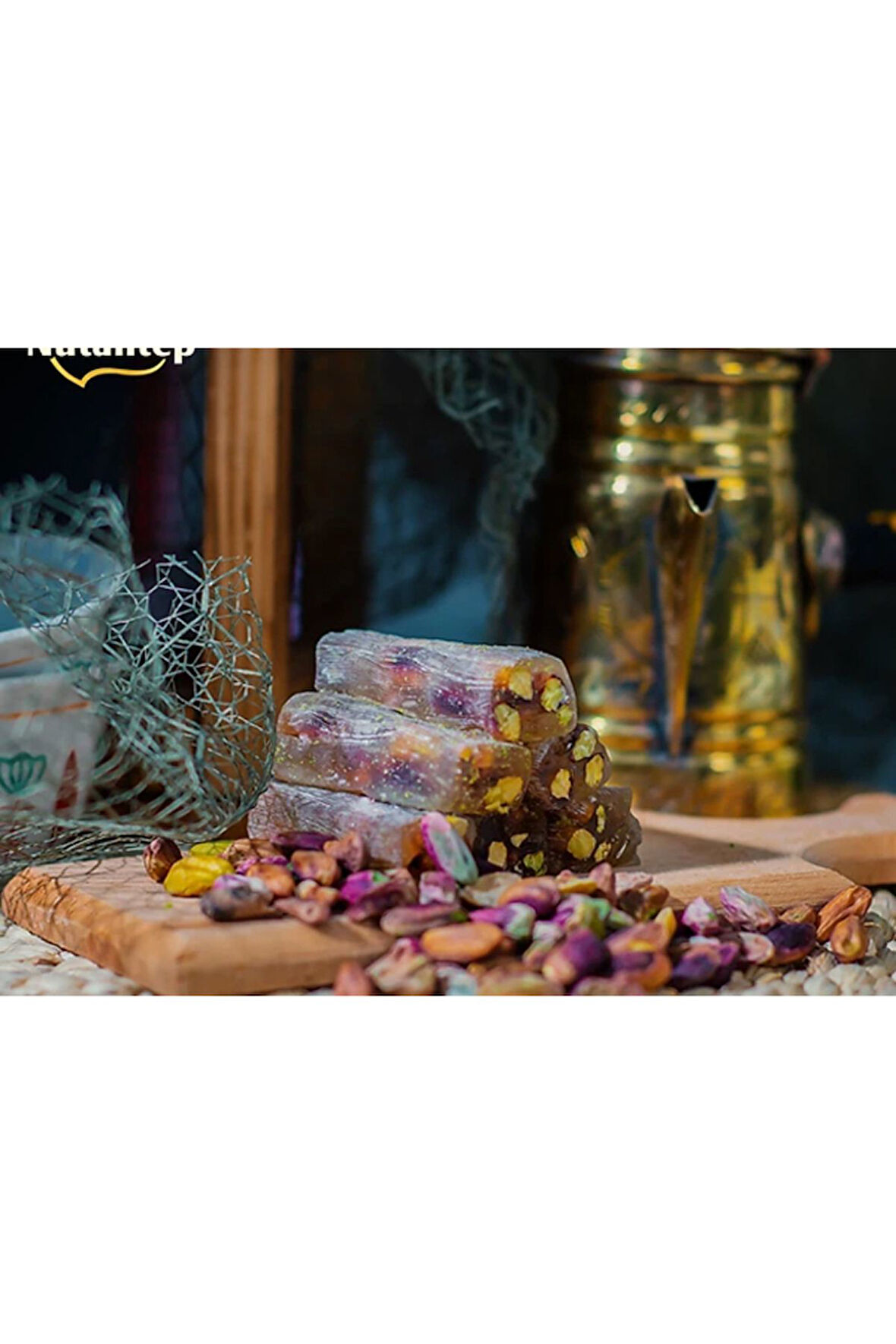 Extra Bol Antep Fıstıklı Fitil Parmak Lokum - 1 KG