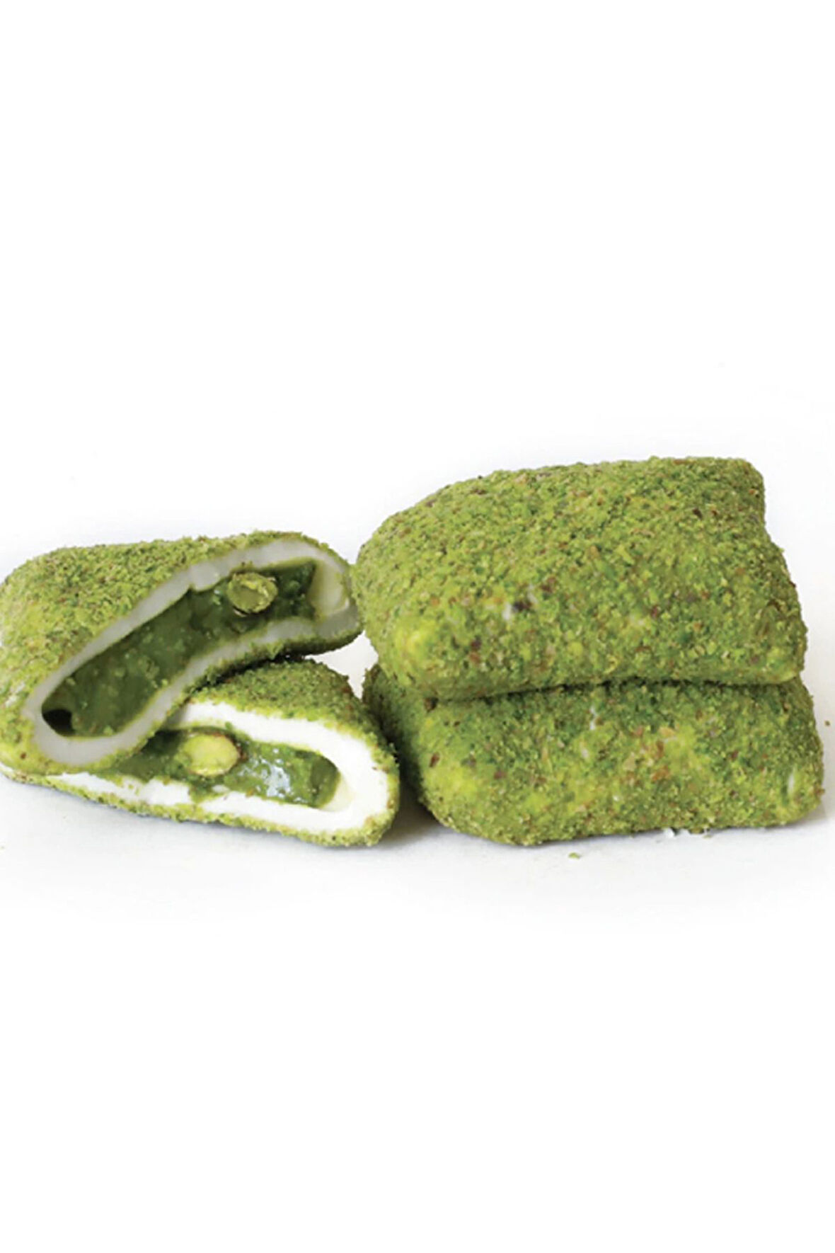 Antep Fıstık Ezme Dolgulu Sütlü Bohça Lokum - 1 KG