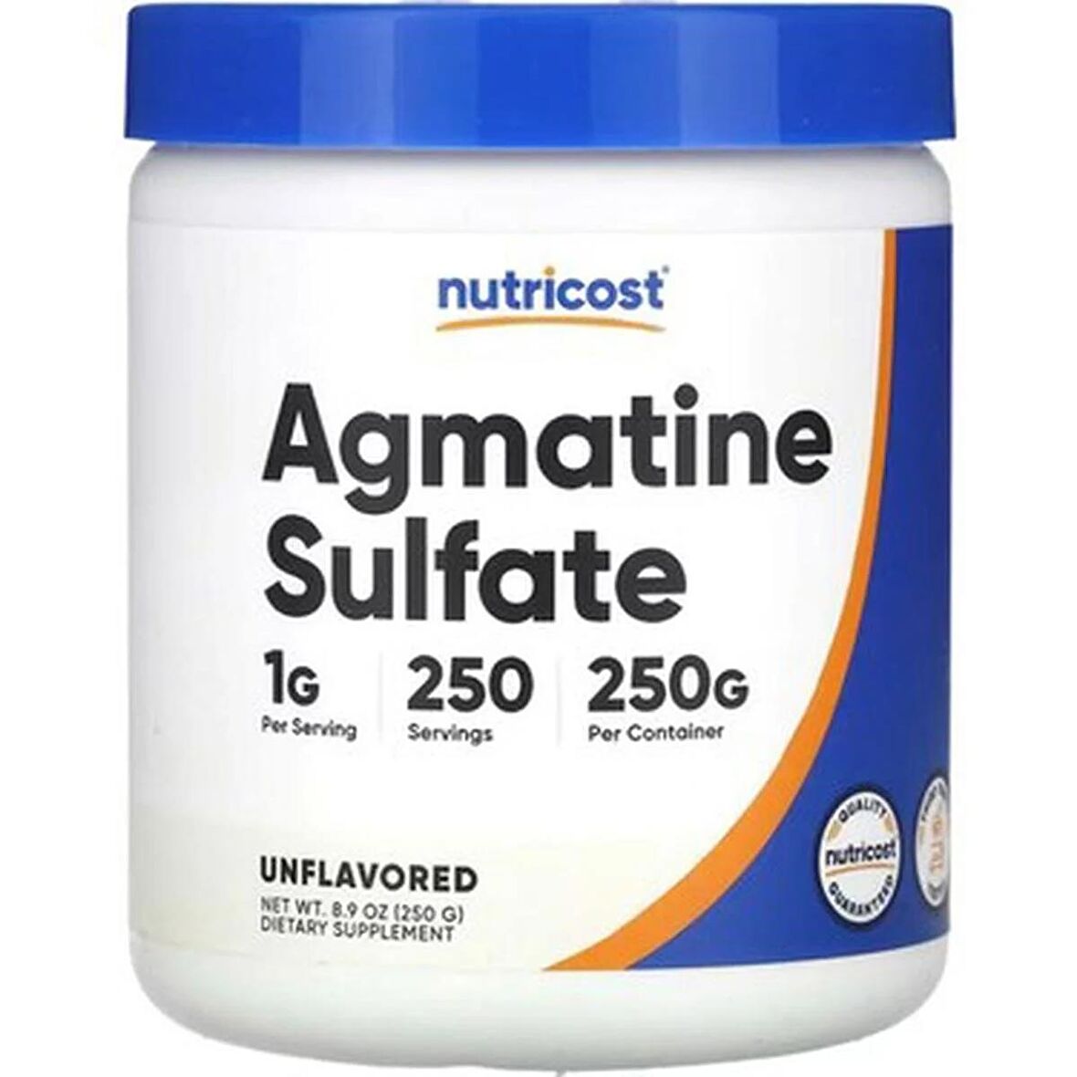 Nutricost agmatine sulfate (Güç + Dayanıklılık) 250 gram
