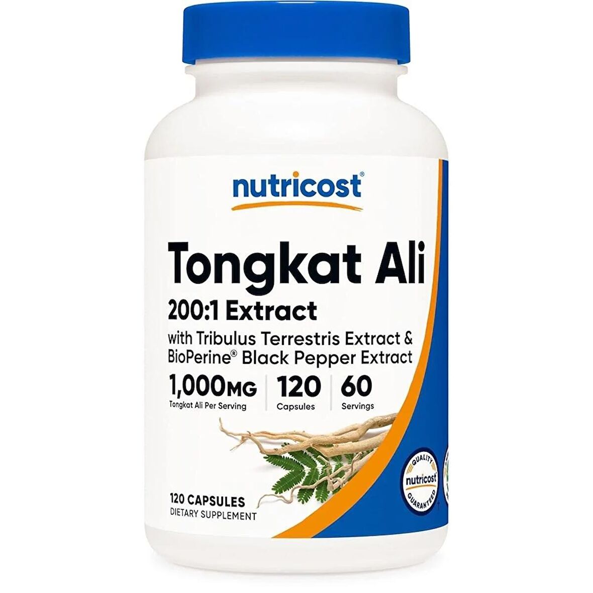 Nutricost Tongkat Ali Tribulus Mix 1000 Mg 120 Capsules