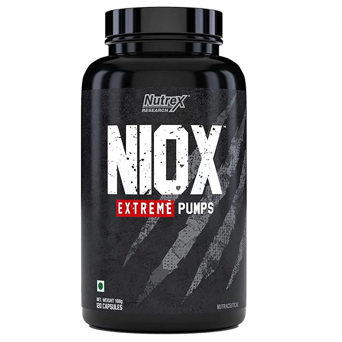 Nutrex Research NIOX Extreme Pump Arginine 120 Caps Muscles Builder USA