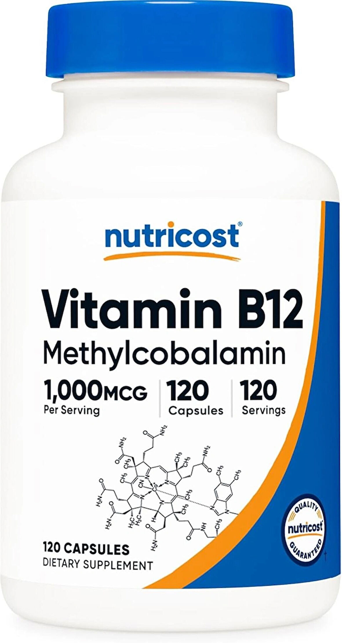 Nutricost Vitamin B12 Methylcobalamin 1000mcg 120 Caps
