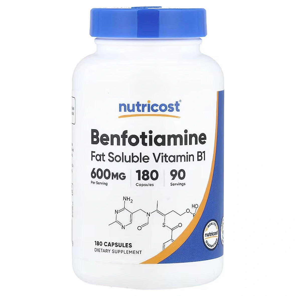 Nutricost Benfotiamine Antioxidants 600 mg 180 Caps