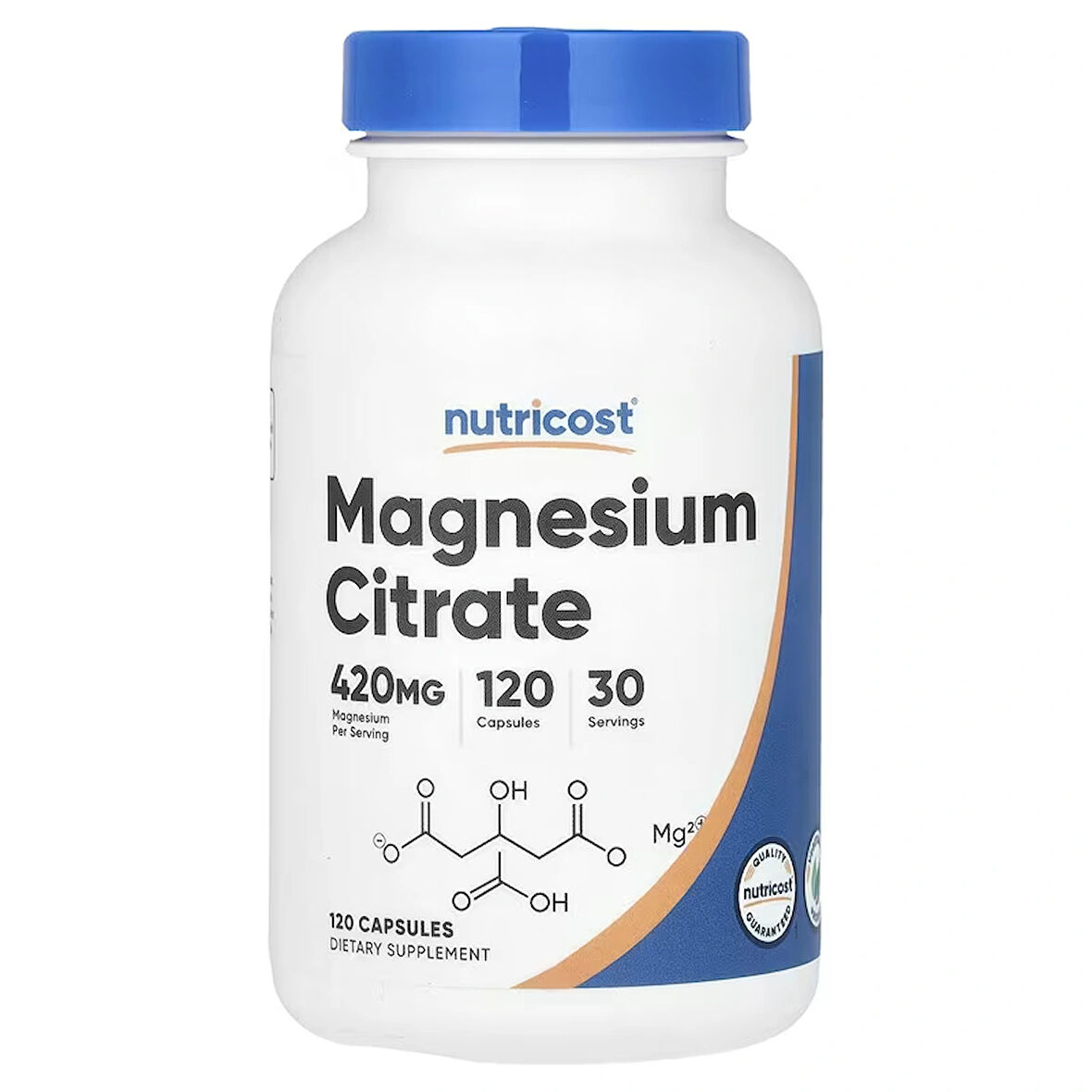Nutricost Magnesium Citrate 420mg 120 Veggie Caps