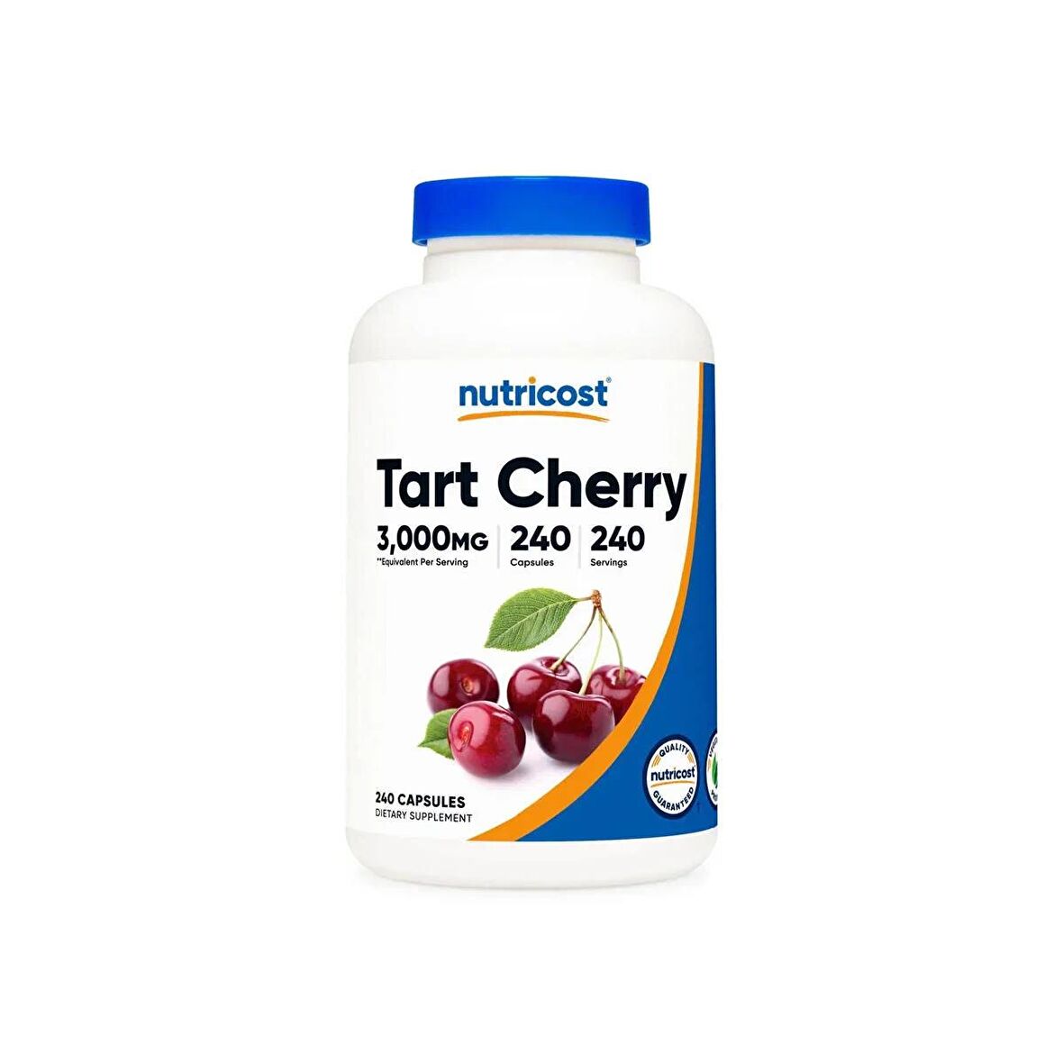 Nutricost Tart Cherry Antioksidan +Kanser + Enfeksiyon 3000 mg, 240 Capsul