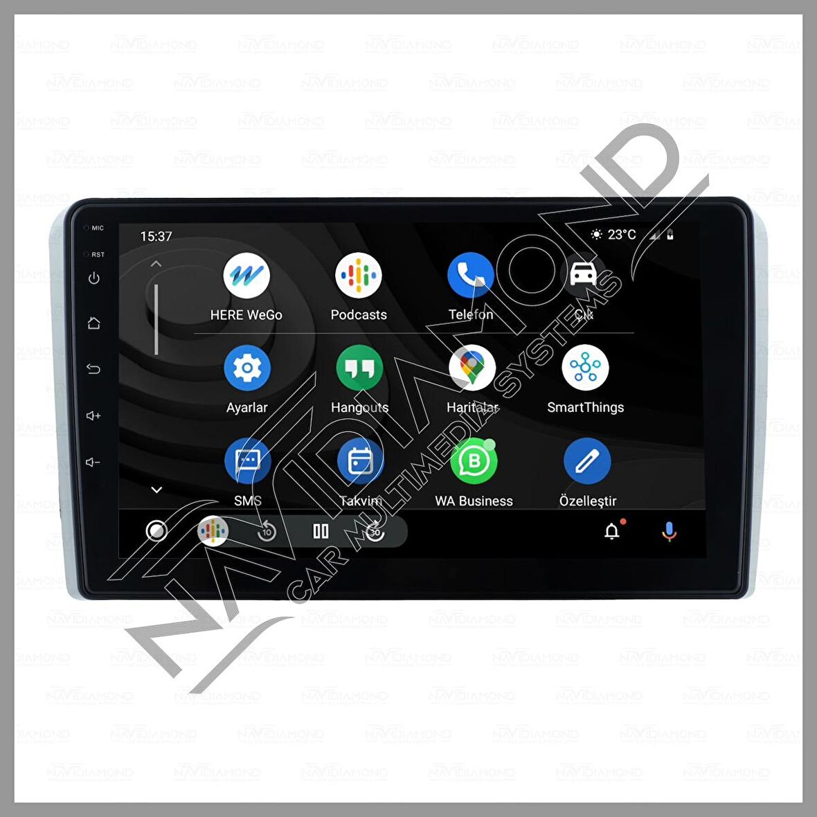 NAVIDIAMOND AUDI A3 2006-2012 8 GB RAM 128 GB HAFIZA ANDROID CARPLAY MULTIMEDIA TEYP