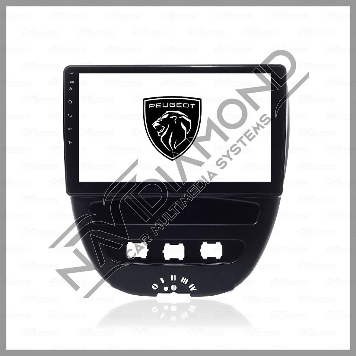 ÖZER ELEKTRONİK  PEUGEOT 107  6 GB RAM 128 GB HAFIZA ANDROID MULTIMEDIA TEYP