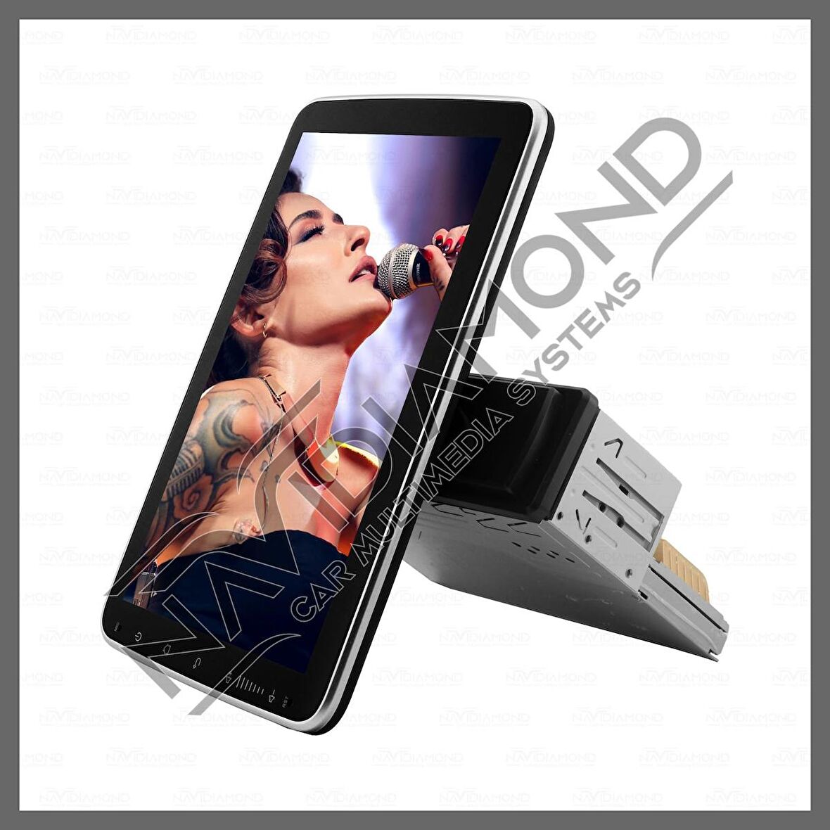 ÖZER ELEKTRONİK  10 INCH 4 GB 64 GB HAFIZA HER ARACA UYUMLU 360 DERECE ANDROID EKRAN TEYP