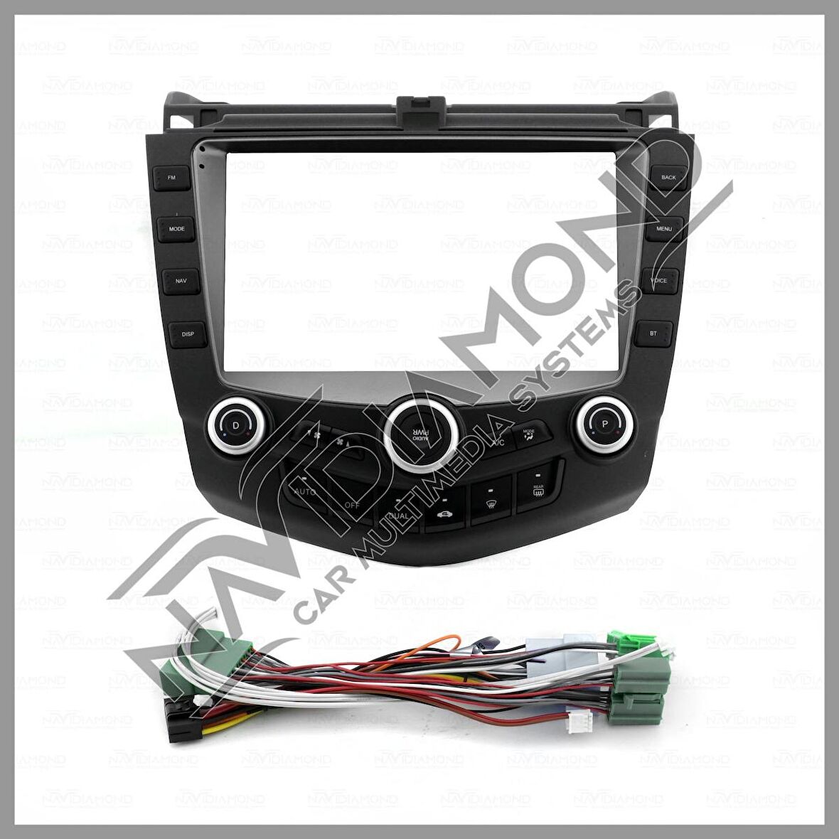 ÖZER ELEKTRONİK  HONDA ACCORD 2003-2007 ANDROİD TEYP ÇERÇEVE (10 INCH) - SOKET - CANBUS
