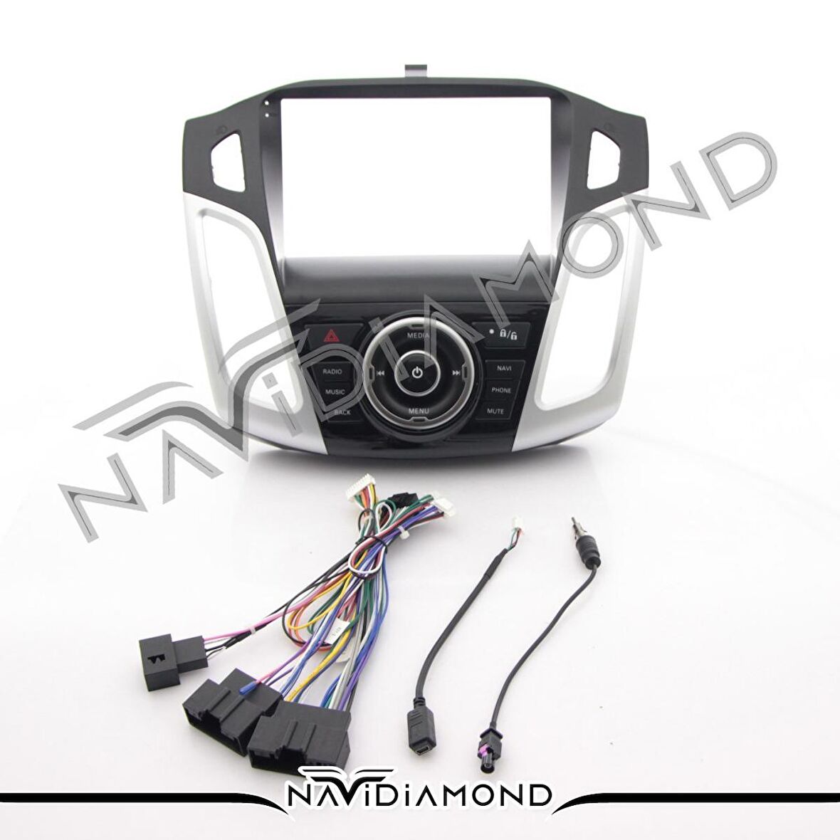 NAVIDIAMOND FORD FOCUS 3 ANDROİD TEYP ÇERÇEVE (9 INCH) - SOKET