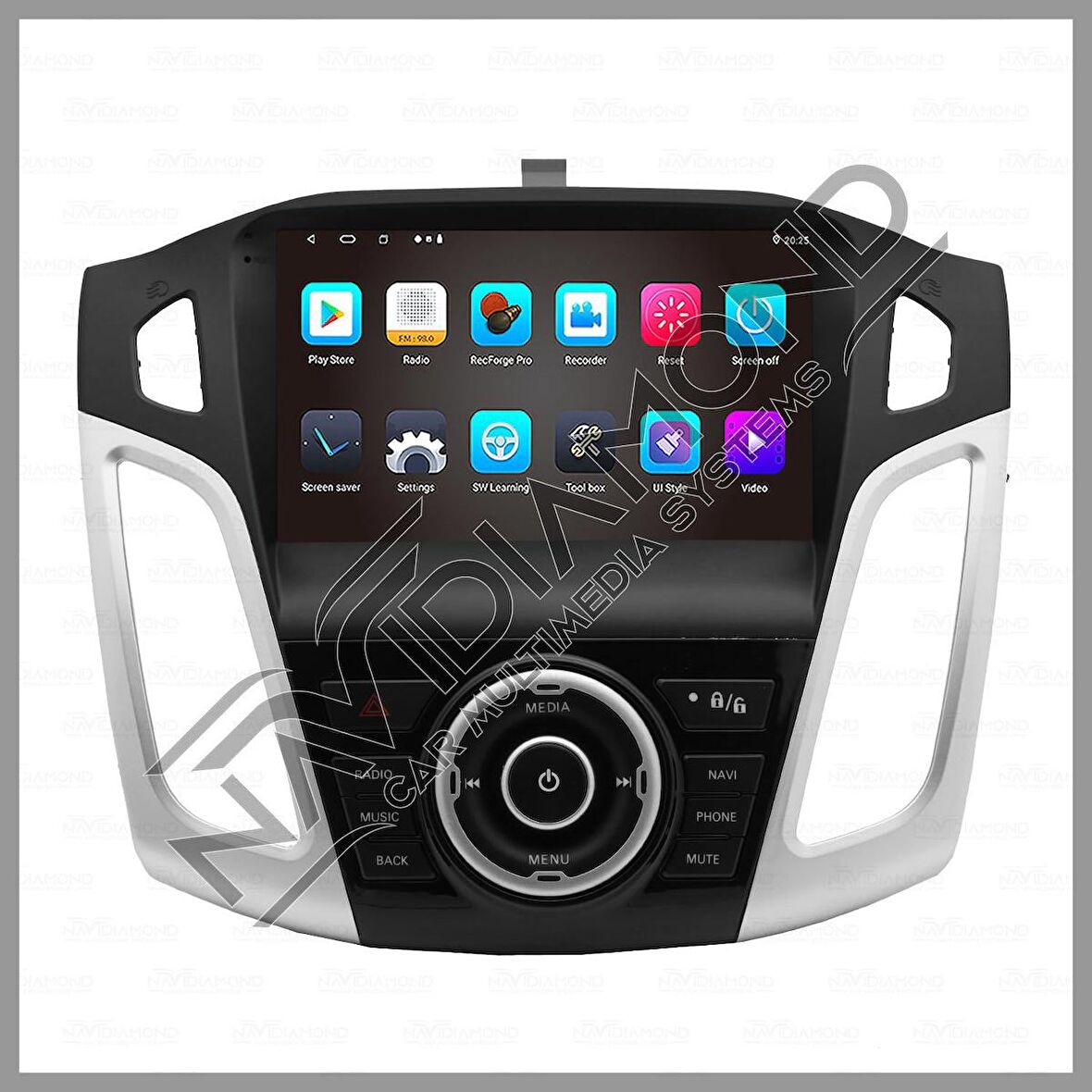 NAVIDIAMOND FORD FOCUS 3 /3.5 / 4 2012-2018 4 GB RAM 64 GB HAFIZA ANDROID MULTIMEDIA TEYP