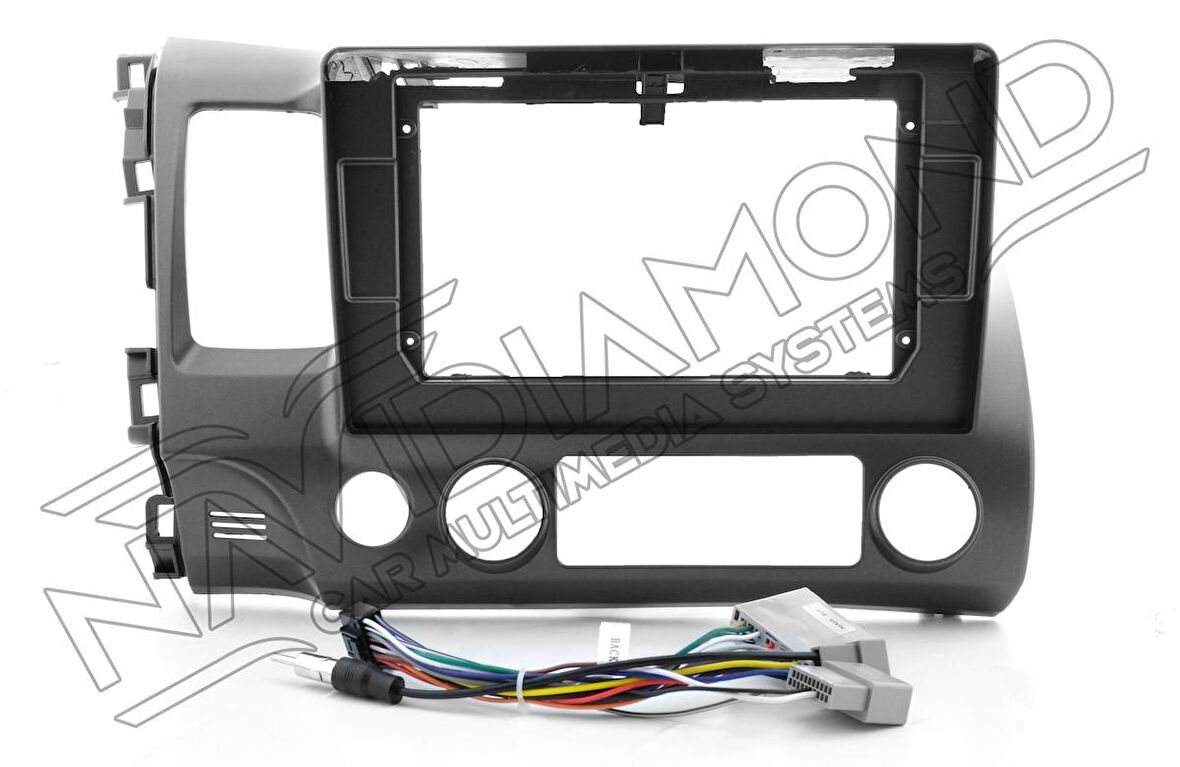 NAVIDIAMOND HONDA CIVIC FD6 ANDROID TEYP ÇERÇEVE (10 INCH) - SOKET - CANBUS